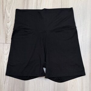Black Women's High-Waisted Shorts